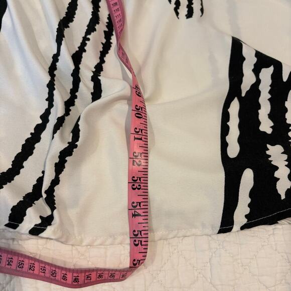 MONOCHROMATIC Maxi Dress Tall Sz XL Eclectic Artsy African Maximalist Resort - Picture 5 of 8